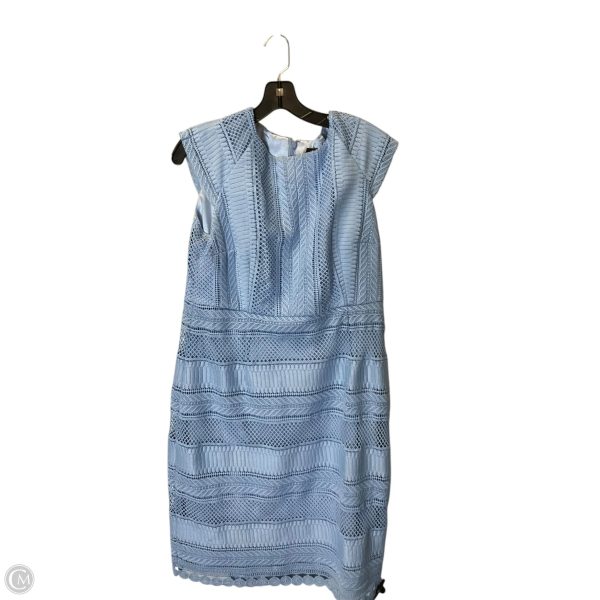 Dress Casual Midi By Tahari By Arthur Levine In Blue, Size: 12 Discount - Image 2