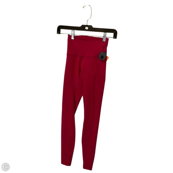 Athletic Leggings By Lululemon In Pink, Size: 0 Online Hot Sale