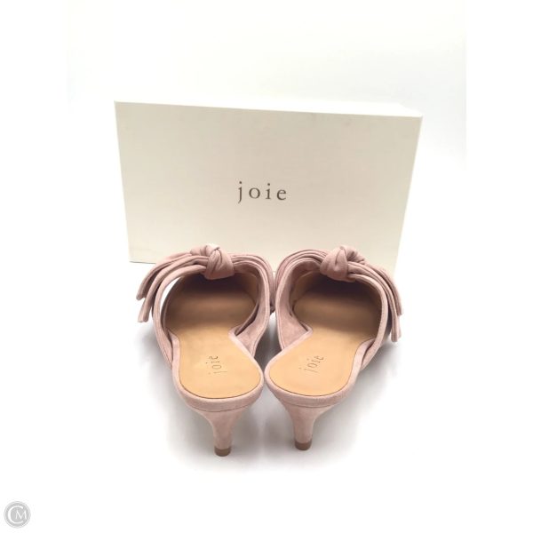 Sandals Heels Kitten By Joie In Peach, Size: 10 Online now - Image 4