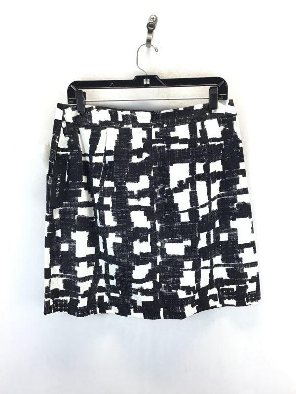 Skirt Midi By Clothes Mentor In Black & White, Size: 10 For Cheap - Image 2