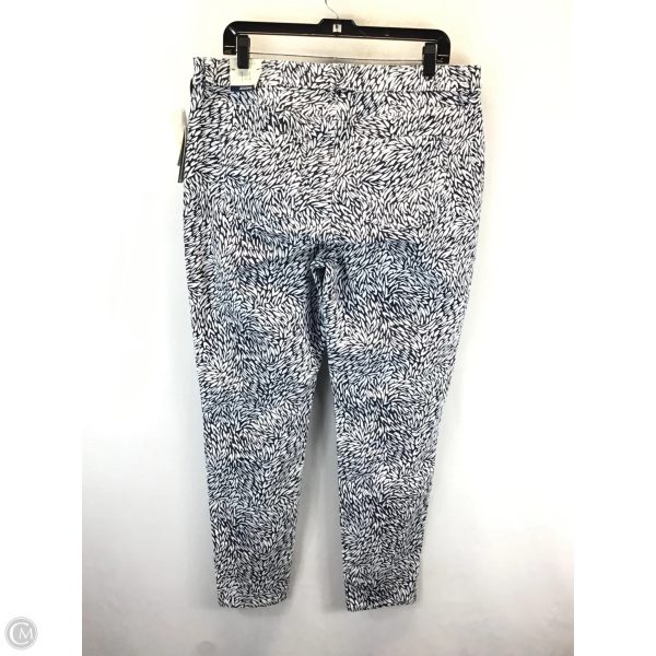 Pants Chinos & Khakis By Talbots In Blue & White, Size: 14 on Sale - Image 2