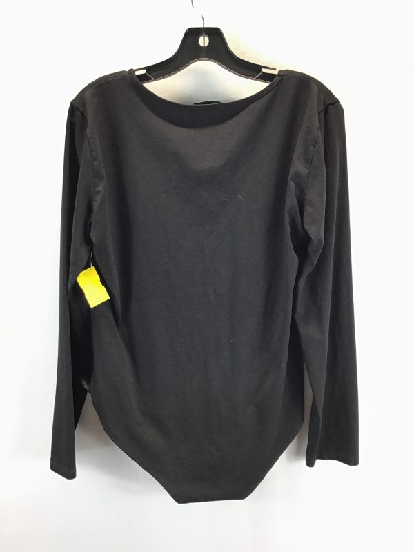 Bodysuit By Clothes Mentor In Black, Size: 3x Online Sale - Image 2