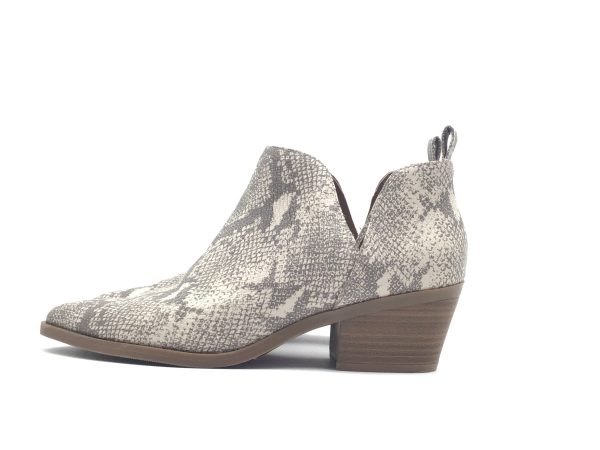 Shoes Heels Block By Universal Thread In Snakeskin Print, Size: 8.5 Fashion - Image 3
