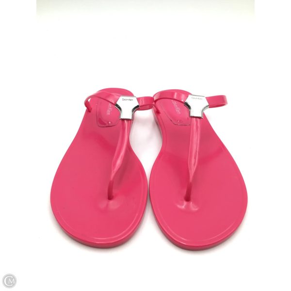 Sandals Flats By Calvin Klein In Pink, Size: 9 Supply - Image 2