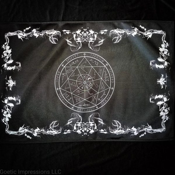 Black 7 Archangel Altar Cloth Online Sale