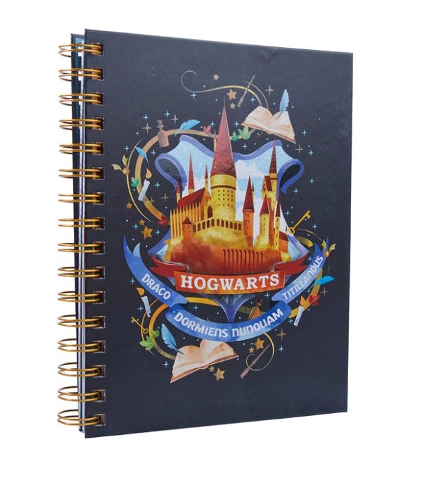 Harry Potter Spiral Notebook (Hogwarts Cover) Online Hot Sale